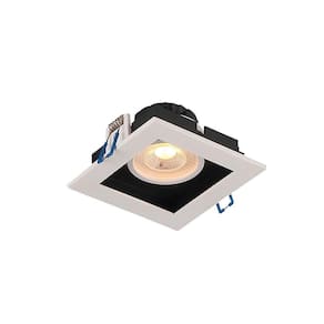 Spot Led Taschibra Quadrado Recuado Embutir Frame 5w Bivolt 3000k Luz Quente