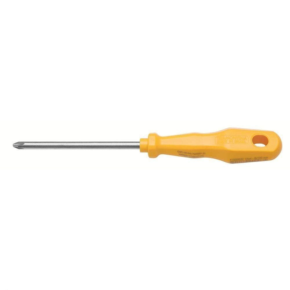 Chave De Fenda Tramontina Yellow Com Ponta Cruzada 1/4x4" Tramontina