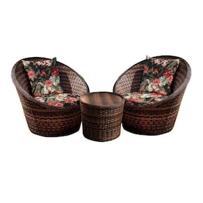 Conjunto De Poltronas Bola 2 Poltronas + 1 Mesa Centro Preto