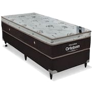 Cama box e Colchão Sleep King Solteiro (88x188) - Ortobom