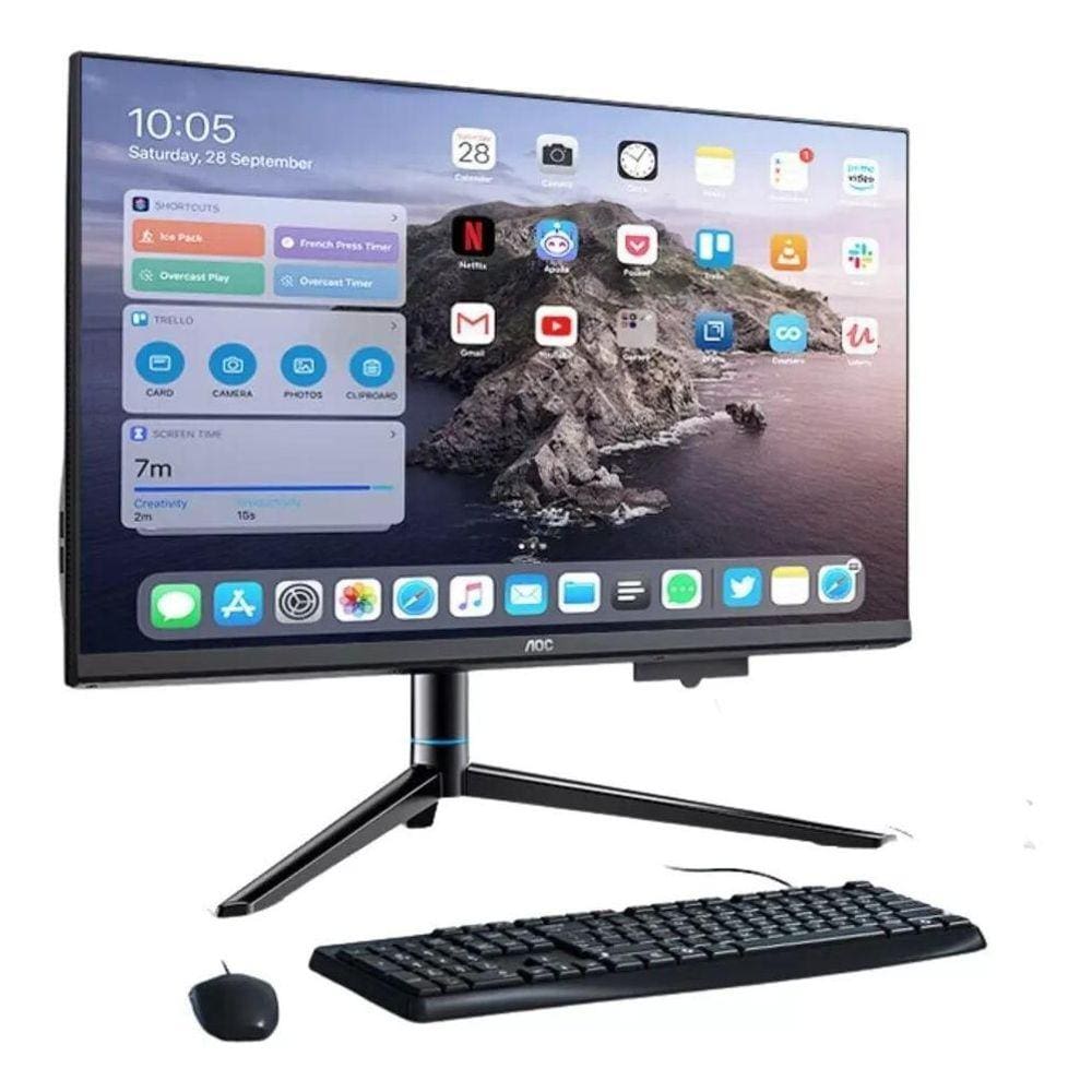 Computador Aoc Pc All In One I7 23.8 16Gb Ddr 4 512G Ssd Som