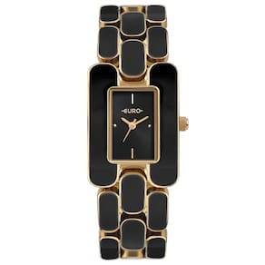 Relógio Euro Feminino Ref: Eu2035ywm/4p Bracelete Retangular Dourado