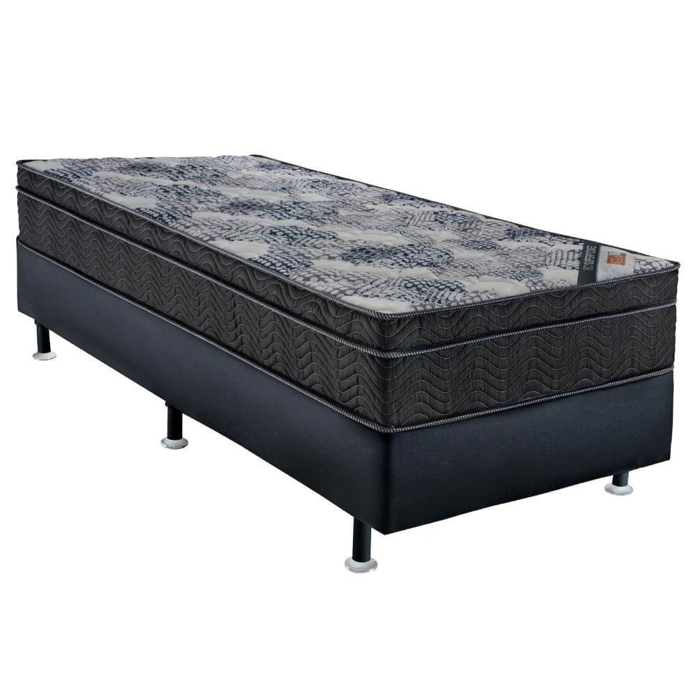 Cama box e Colchão ISO Superpocket (88x188)-Ortobom