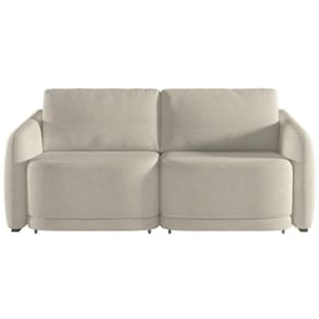 Sofá Cama Casal Para Sala 196cm Polska K04 Bouclê Bege Mpozenato