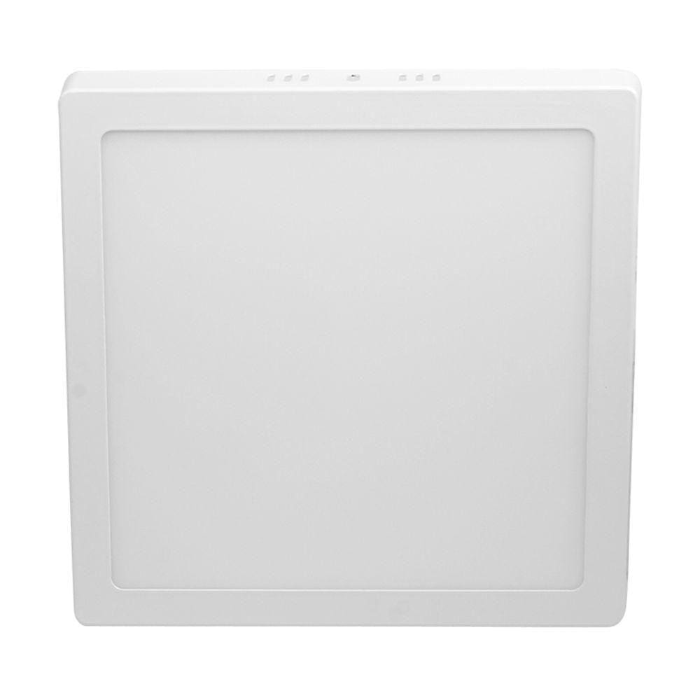 Painel De Led Quadrado Sobrepor 12w Bivolt Blumenau 4100k Luz Neutra