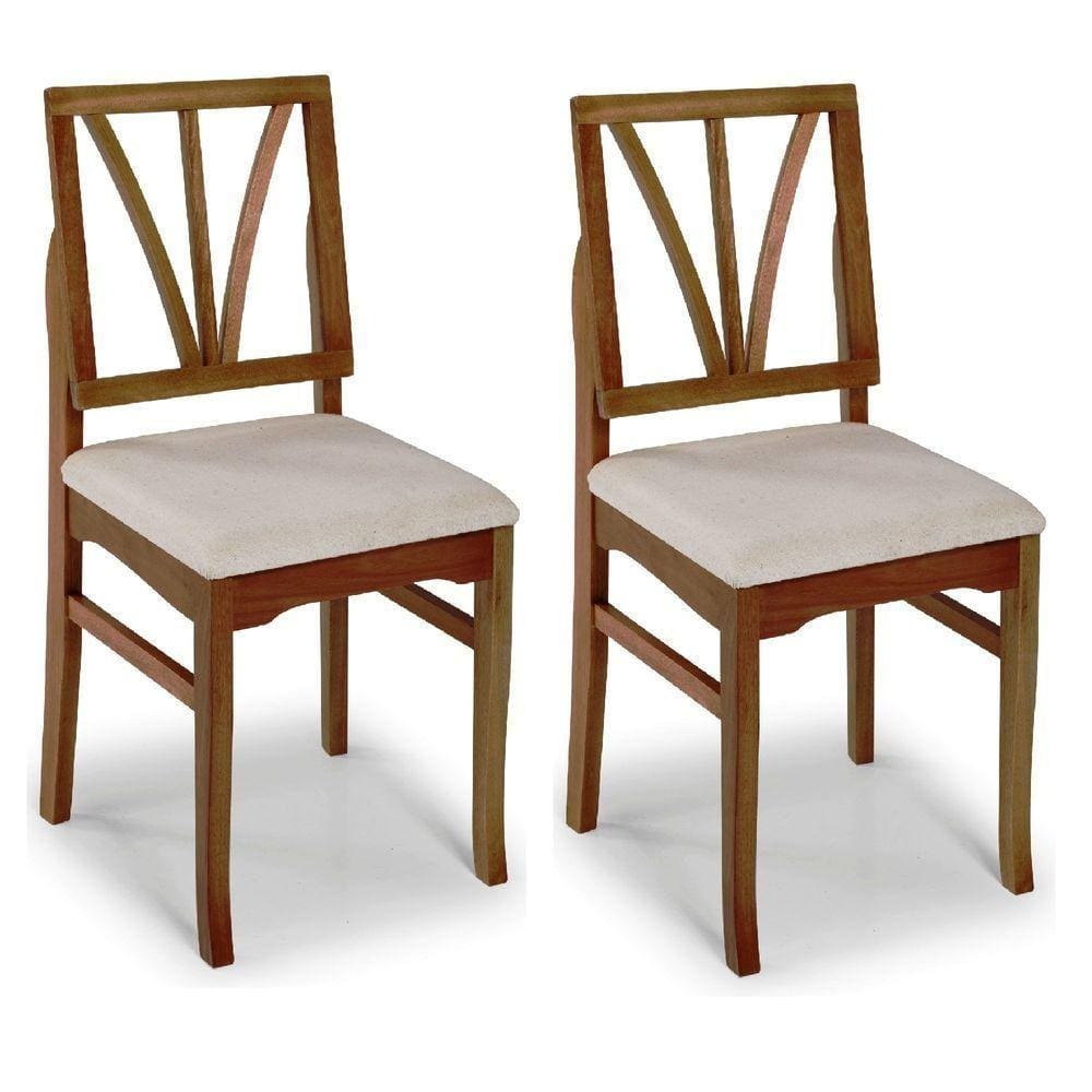 Combo Cadeira Yady Castanho