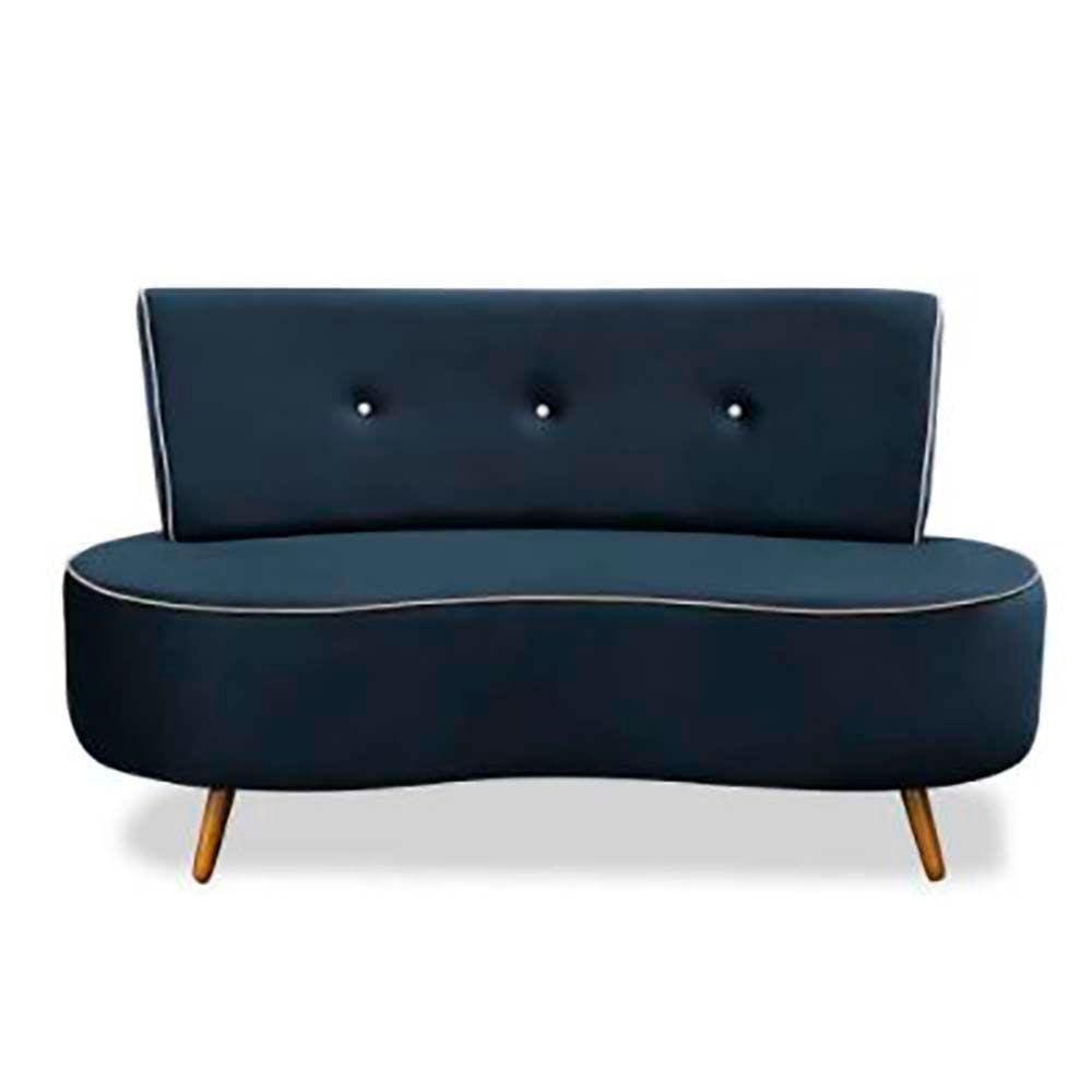 Sofá Doha 135cm - Azul Petróleo