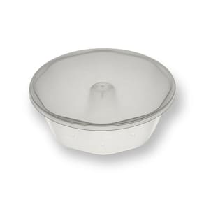 Forma Forneável Pudim Grande Com Tampa 500ml c/6 un