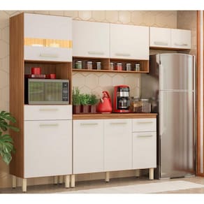 Cozinha Compacta 99101 Com Balcao 93101 Amendola Branco