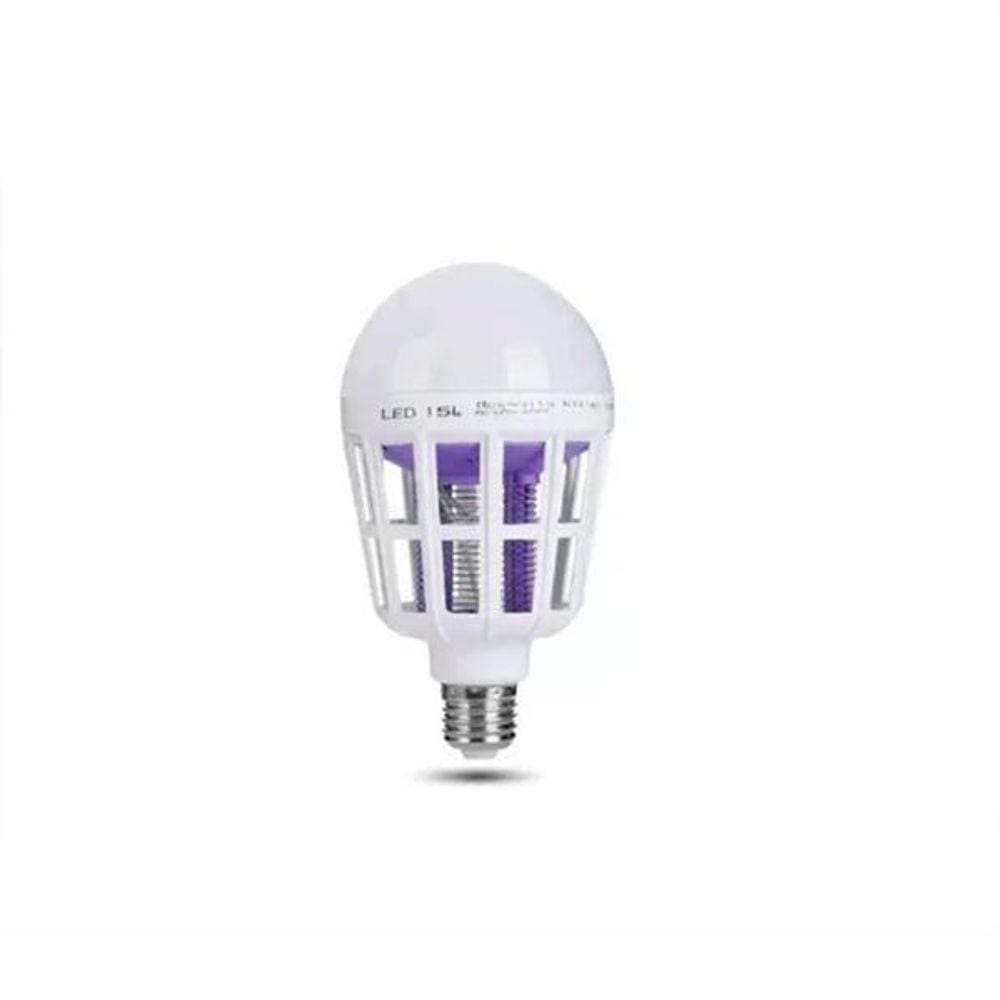 Lâmpada Luz Led 15 Watts Mata Mosquito Pernilongo 220V 110V