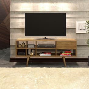 Rack para TV até 50 Polegadas 1 Gaveta 7 Nichos R1462 Tecnomobili