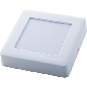 Plafon Led Tramontina Quadrado De Sobrepor 1000 Lm 12 W Bivolt 3000 K Luz Amarela