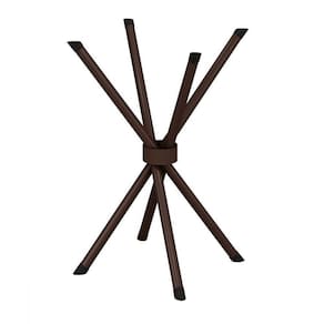 Base De Aço Para Mesa De 75x75 Ipanema Marrom Teixeira Marrom