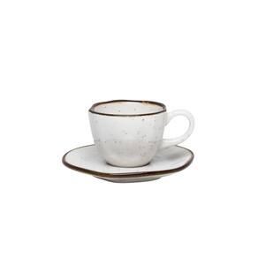 Kit 6 Xícaras de Cafezinho 75ml Porcelana Ryo Maresia Oxford