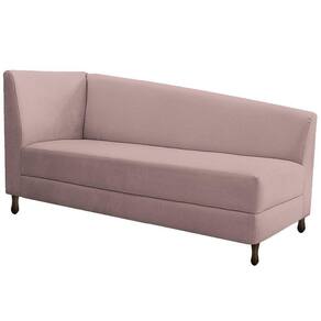 Diva Recamier Heitor 160cm Lado Direito Linho Rosê