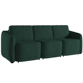 Sofá Cama Casal Para Sala 246cm Polska K04 Veludo Verde - Mpozenato