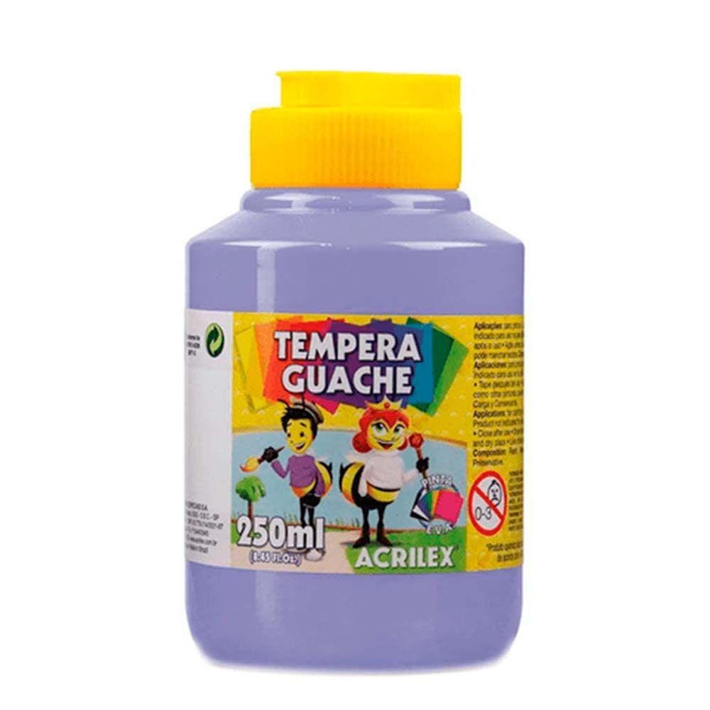 Tinta Tempera Guache Acrilex 250ml Lilas