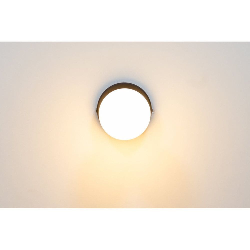 Plafon Dusso d9cm a13cm 1xled Integrado 5w 2700k 300lm Ip20 Preto