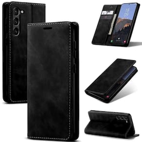 Capinha Carteira Flip Para Samsung S24 Plus Com Porta Cartão