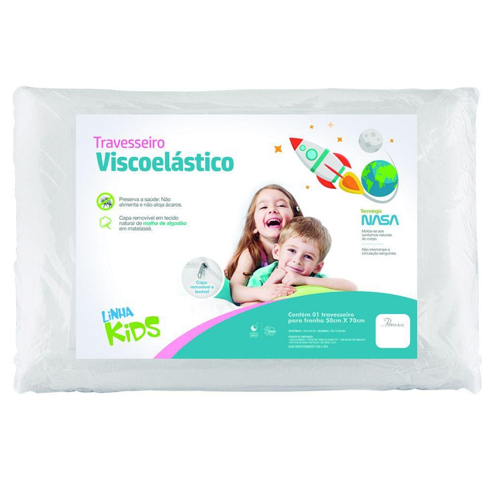 Travesseiro Infantil Nasa Kids Fibrasca