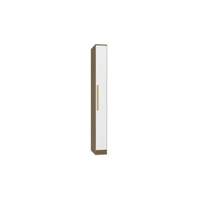 Guarda-roupa 1 Porta Kappesberg Adapt Nogueira/branco 25cm