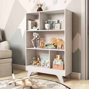 Estante 5 Nichos MDF Retrô Móveis Peroba