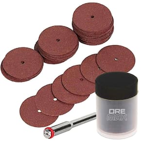 Kit 35 Discos De Corte 24Mm Haste 3Mm Micro Retífica Dremax