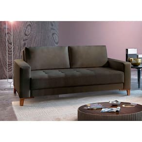 Sofá Fixo Orion 3 Lugares Luxo 180cm Castellar Móbile Chumbo