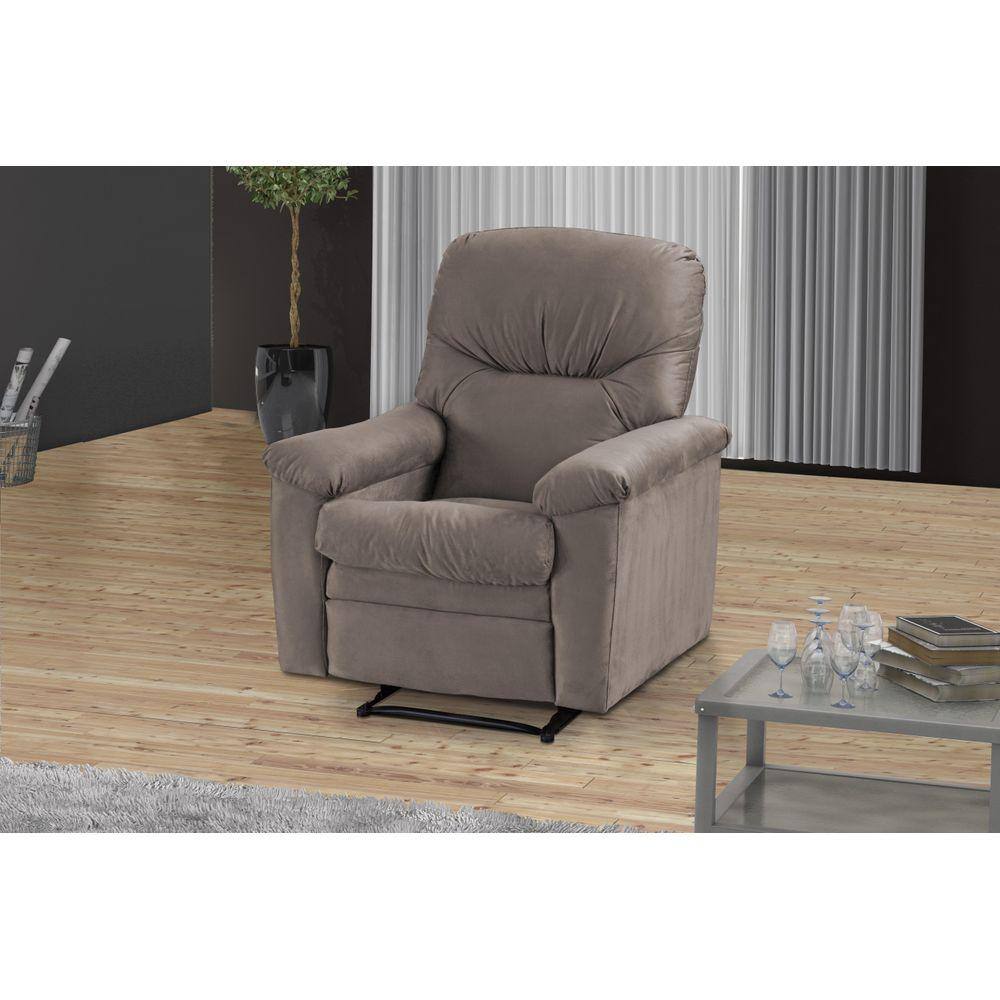 Poltrona Reclinável MX37 Audi Veludo Cappuccino E434 - Matrix