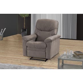 Poltrona Reclinável MX37 Audi Veludo Cappuccino E434 - Matrix