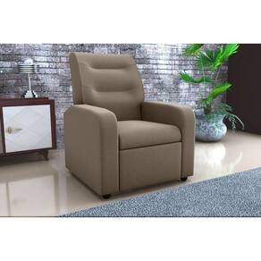 Poltrona Reclinável Classic Suede Cappuccino B255 - Matrix