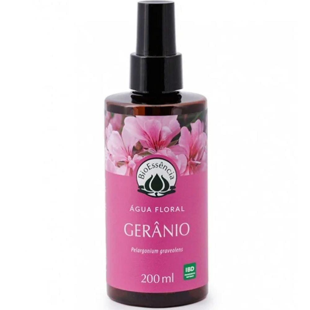 Água Floral Hidrolato De Gerânio 200Ml
