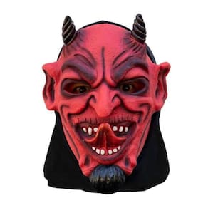 Máscara Lucifer Vermelho Em Látex