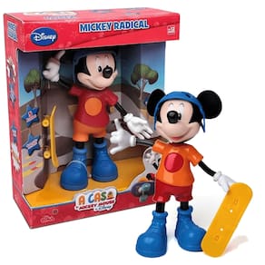 Boneco Mickey Mouse Radical Figura Eletrônica Com Frase Elka