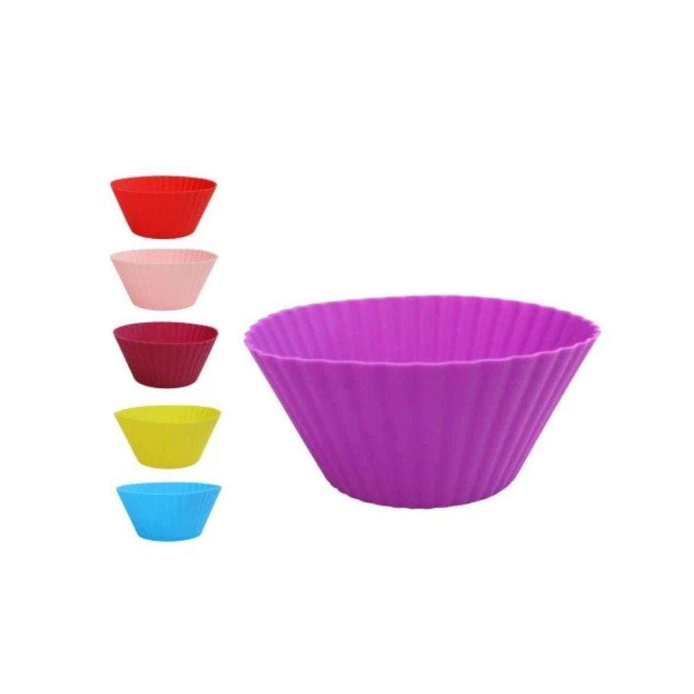 Mini Forma Cupcake Bolo Muffin Assadeira Silicone 12 Peças