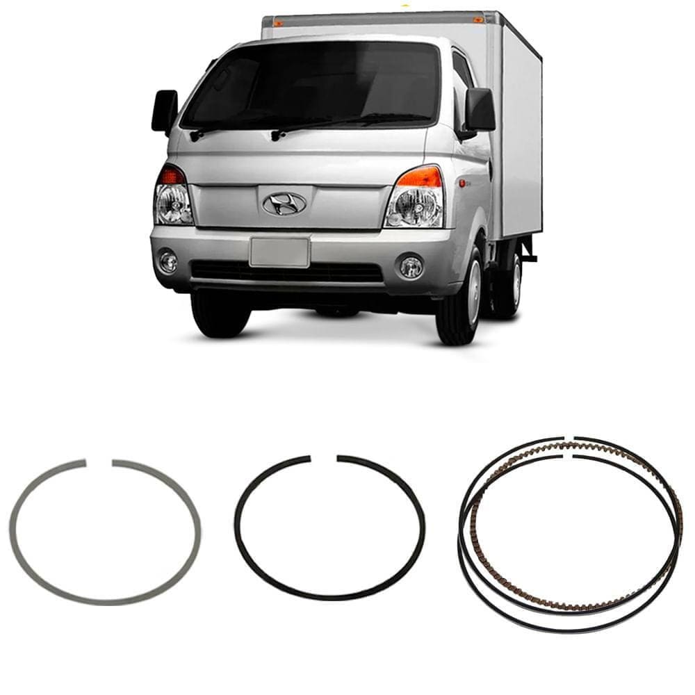 Jogo Anel Segmento 0.50 HR 2.5 8V 4D56 2004 a 2012 Diesel