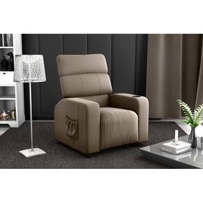 Poltrona Reclinável MX67 Pulse Veludo Cappuccino E434 - Matrix