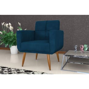Poltrona Decorativa Havana Turkey Petroleo F442 - Matrix