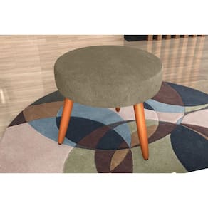 Puff Decorativo Dallas Turkey Cappuccino F440 - Matrix