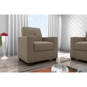 Poltrona Decorativa Lavinia Masserati Cappuccino E400-Matrix