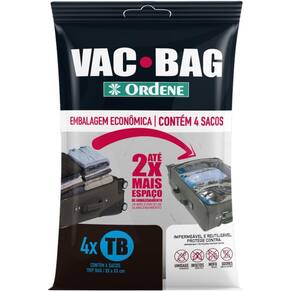 Saco Vácuo 4trip Bag 60x40cm | Proteção contra Umidade