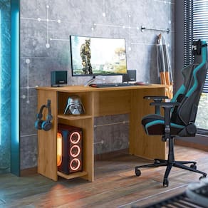 Mesa Gamer 3875 Qmovi Freijó