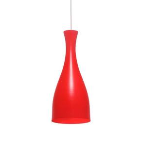 Lustre Pendente Taschibra Td 1003 E27 Bivolt Vermelho Fosco