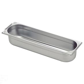 Cuba Tramontina Gn 2/4 Em Aço Inox Com Alças Móveis Profundidade 100 Mm - Aço 304 Tramontina