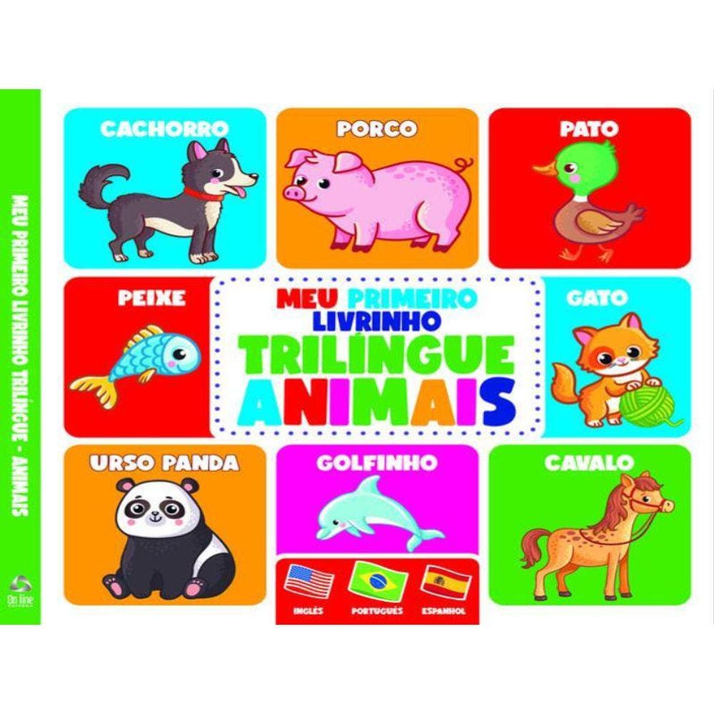 Meu Primeiro Livrinho Trilíngue - Animais