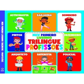 Meu Primeiro Livrinho Trilíngue - Profissões