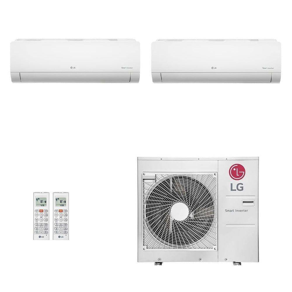 Ar-Condicionado Multi Split Inverter LG 36.000 (1x Evap HW 18.000 + 1x Evap HW 24.000) Quente/Frio 220V - 220V