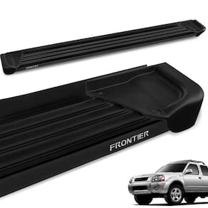 Estribo Lateral Frontier 1998 a 2007 Aluminio Preto A1