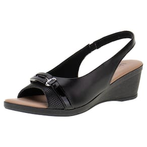 Sandália Feminina Anabela Usaflex Mm0902