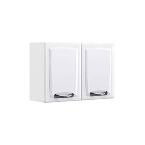 armário aéreo new premium 2 pt branco 80 cm
